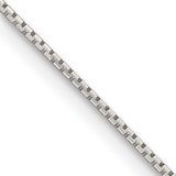 1.5mm Sterling Silver Octangnal Box Link