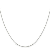 1.5mm Sterling Silver Octangnal Box Link