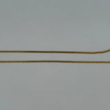 1.65mm 10K Yellow Gold Curb Chains
