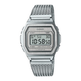 Casio Vintage Silver Tone Mesh Band