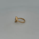 3.02ct Oval Lab Diamond Bezel Bypass Ring - 14k Gold