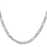 4.6mm Sterling Silver Figaro Chains