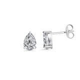 Pear Stud Earring 8mm