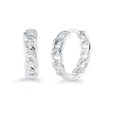 S.STEEL CURBAN HOOP EARRINGS