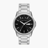 Armani Exchange Day-Date Three-Hand Stainless Steal Watch