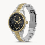 Multifunction Two-Tone Stainless Steel Watch