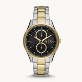 Multifunction Two-Tone Stainless Steel Watch