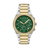 Armani Exchange Two Tone Chronograph Watch AX4184