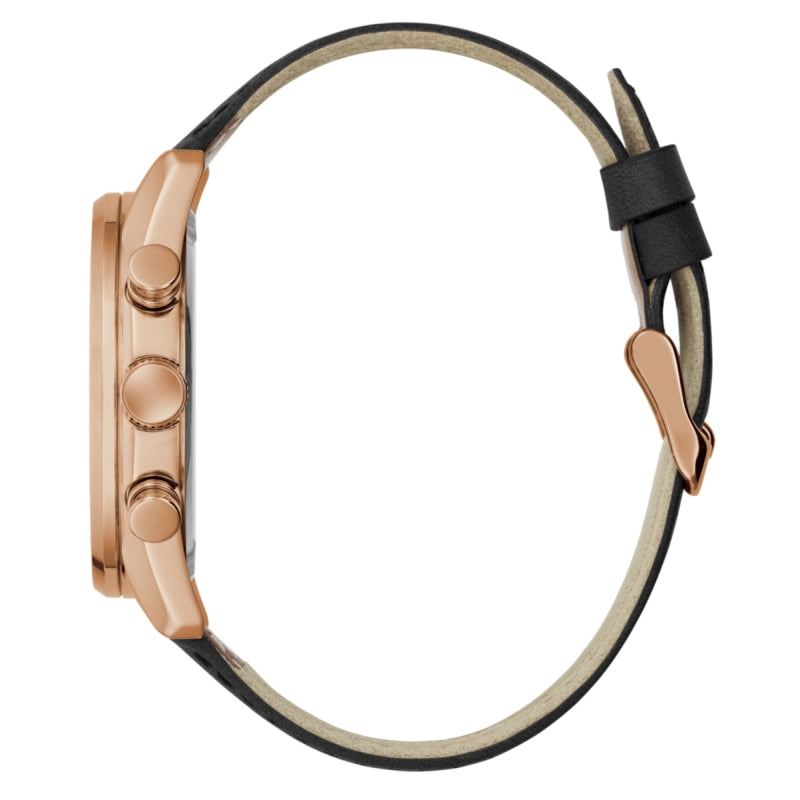 Black Rose Gold Tone Multi-function Watch GW0972G4