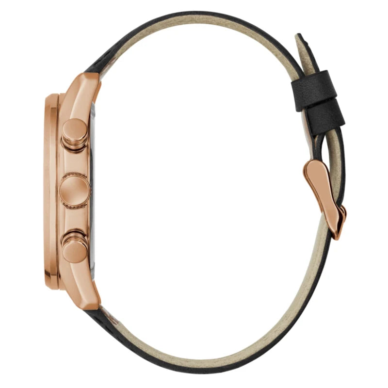 Black Rose Gold Tone Multi-function Watch GW0972G4