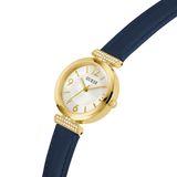 Blue Gold Tone Analog Watch GW0614L5