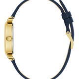 Blue Gold Tone Analog Watch GW0614L5