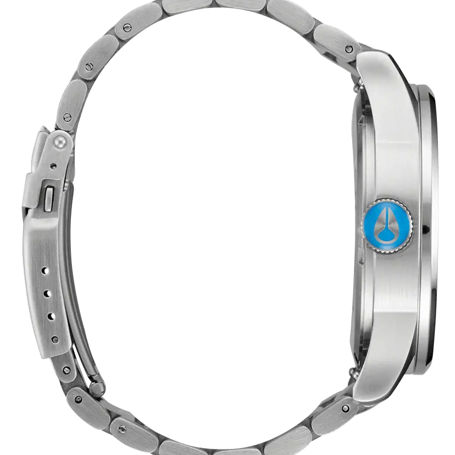 Byron Blue Ombre Sentry Stainless Steel Watch