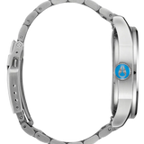 Byron Blue Ombre Sentry Stainless Steel Watch