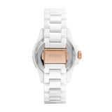 FB-01 Three-Hand White Ceramic Watch