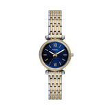 Carlie Mini Three-Hand Two-Tone Stainless Steel Watch ES5438