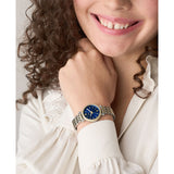 Carlie Mini Three-Hand Two-Tone Stainless Steel Watch ES5438