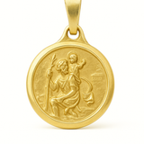 10k Gold Vintage St Christopher