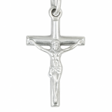 10K Hollow Crucifix Pendant