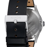 Chrome / Silver Sunray / Black Time Teller Leather