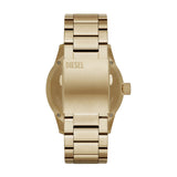 Diesel Men's Rasp Three-Hand Gold-Tone Steel Watch