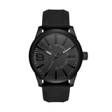 Diesel Men's Rasp Analogue Black Silicone Watch