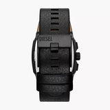 Cliffhanger Chronograph Black Leather Watch