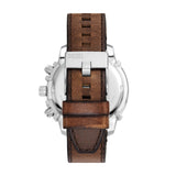 Diesel Griffed Chronograph Brown Leather Watch