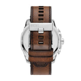 Diesel Mega Chief Chronograph Brown Leather Watch DZ4657