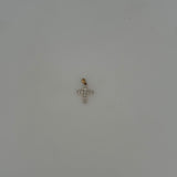 Diamond Cross Pendant - T.W. 0.25ct in 14K Yellow Gold