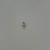 Diamond Cross Pendant - T.W. 0.25ct in 14K Yellow Gold