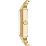 Raquel Three-Hand Date Gold-Tone Stainless Steel Watch