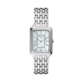 Raquel Three-Hand Date Stainless Steel Watch