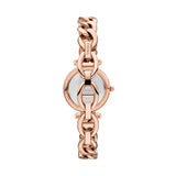 Carlie Three-Hand Rose Gold-Tone Stainless Steel Watch and Bracelet Set