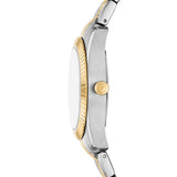 Scarlette Three-Hand Date Two-Tone Stainless Steel Watch