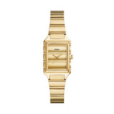 Raquel Three-Hand Gold-Tone Stainless Steel Watch