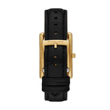 Essex Gold-Tone and Crocodile Embossed Leather Watch MK4965