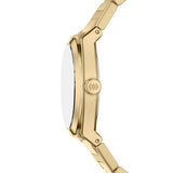 Everett 27 mm Three-Hand Gold-Tone Stainless Steel Watch ES5492