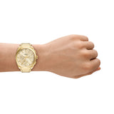 Everett Chronograph Gold-Tone Stainless Steel Watch FS6119