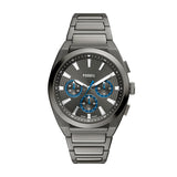 Everett Chronograph Smoke Stainless Steel Watch FS6107