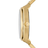 Everett Three-Hand Date Gold-Tone Stainless Steel Watch FS5965