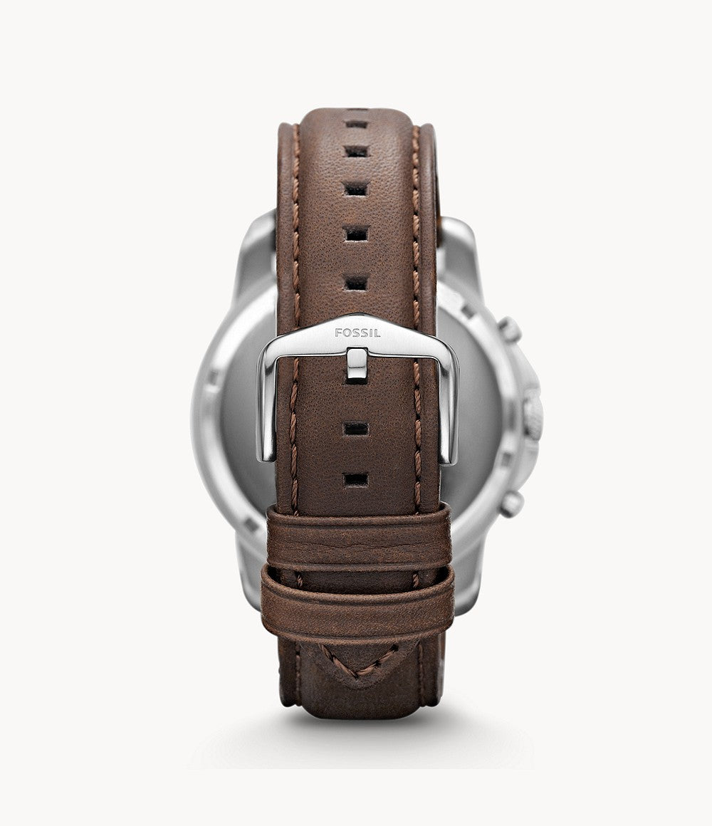Grant Chronograph Brown Leather Watch
