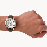 Grant Chronograph Brown Leather Watch