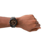 Bronson Chronograph Black Stainless Steel Watch