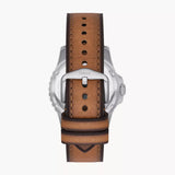 Fossil Blue Dive Three-Hand Date Tan LiteHide™ Leather Watch FS5946
