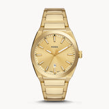 Everett Three-Hand Date Gold-Tone Stainless Steel Watch