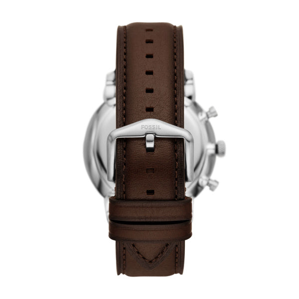 Neutra Chronograph Brown Leather Watch and Bracelet Box Set