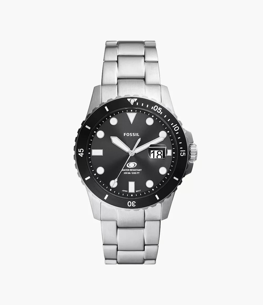 Dive Three-Hand Date Stainless Steel
