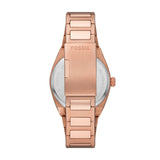 Everett Three-Hand Date Rose Gold-Tone Stainless Steel Watch