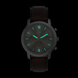 Neutra Chronograph Brown Leather Watch FS6129